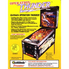 Operation Thunder Gottlieb  rubber kit - Black