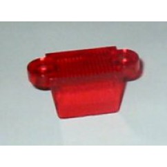 1-1/4" Translucent Double Sided Lane Guide -  RED 