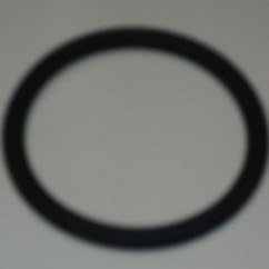 2" Black Rubber Ring 