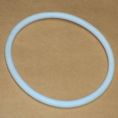 3-1/2" White  Rubber Ring
