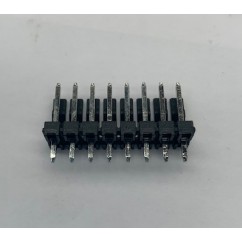 8h str sq pin .100 solid tab connector