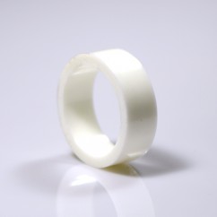 1" Mini flipper rubber High Gloss Super-Bands - white